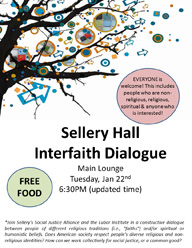 Sellery Hall Interfaith Training Poster